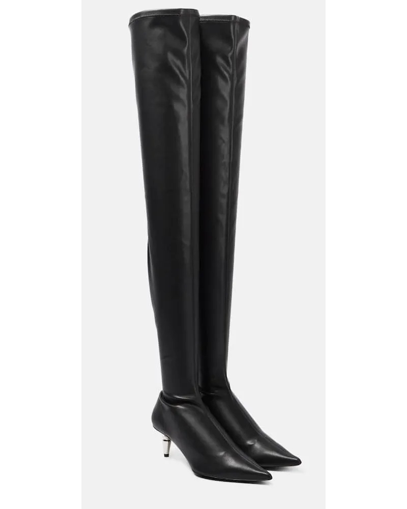 Proenza Schouler Stivali cuissardes Spike in pelle Nero