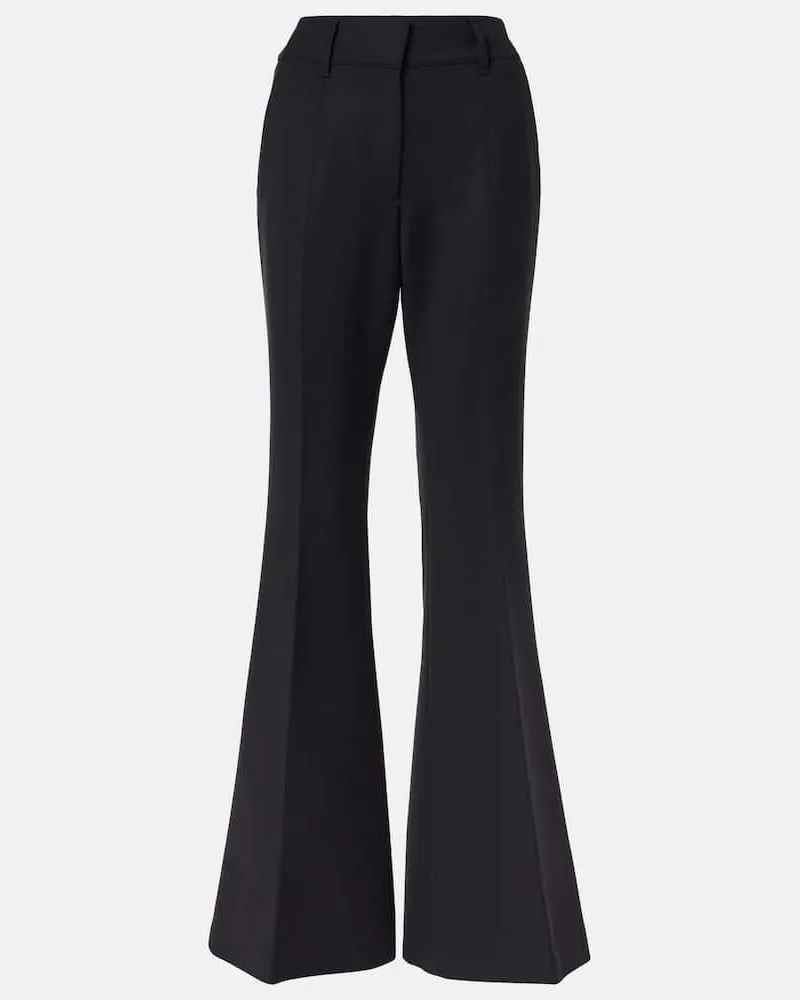 Gabriela Hearst Pantaloni flared Rhein in lana Nero