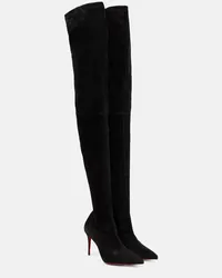 Christian Louboutin Stivali cuissardes Kate Botta 85 Nero