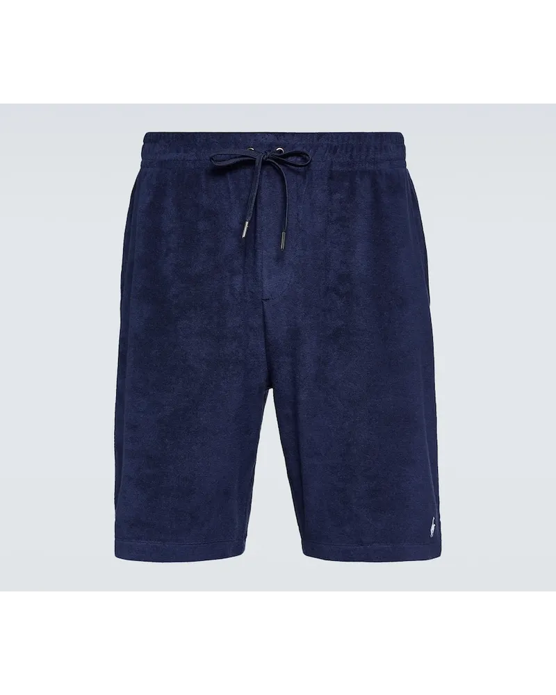 Ralph Lauren Shorts in spugna di misto cotone Blu