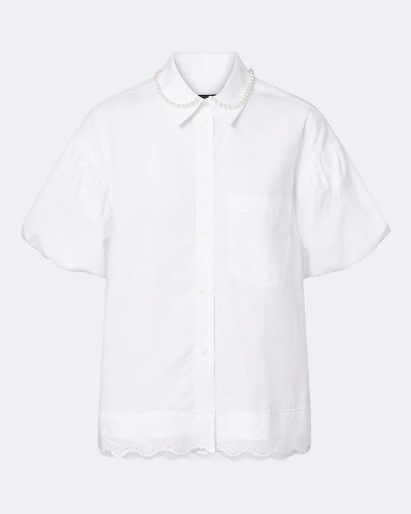 Simone Rocha Camicia in cotone Bianco