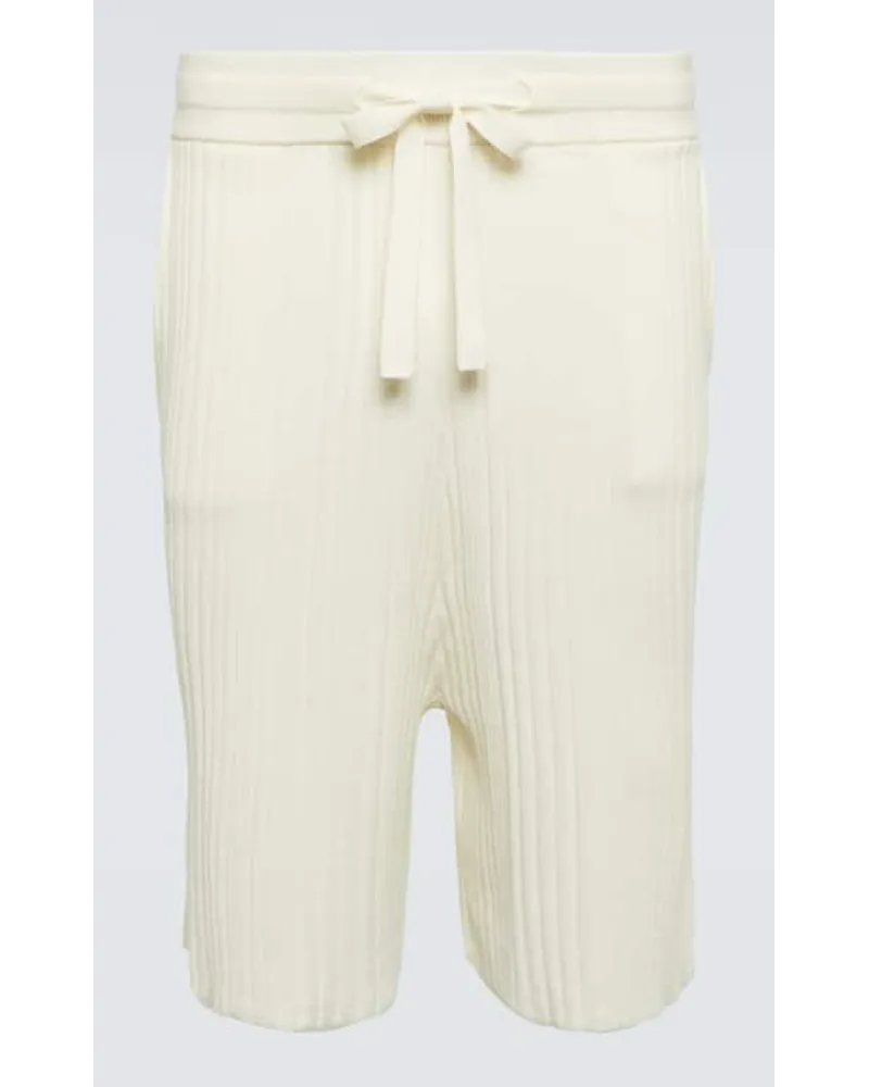 King & Tuckfield Shorts in lana Bianco