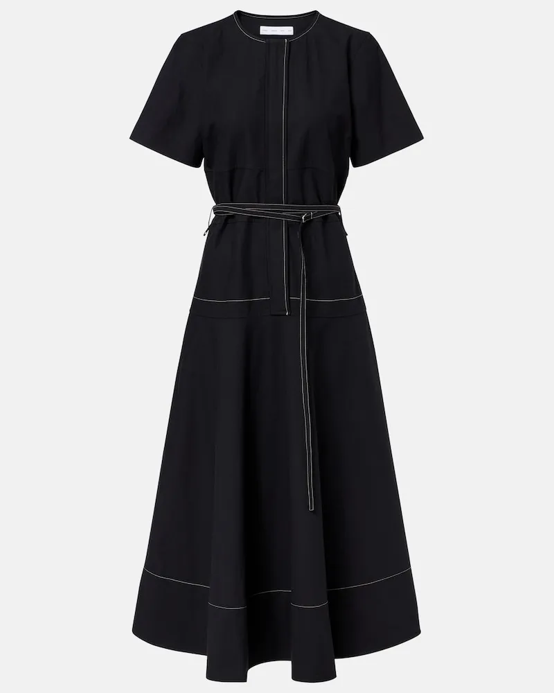Proenza Schouler White Label – Abito midi Elizabeth Nero