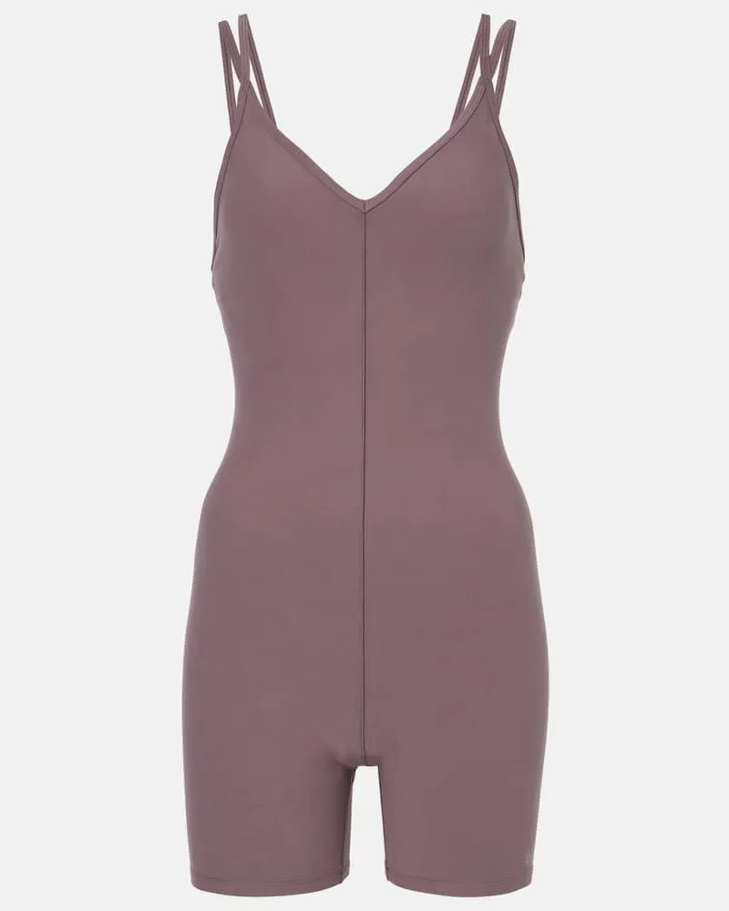alo Jumpsuit corta Alosoft Suns Out Marrone
