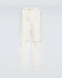 Jil Sander Pantaloni in cotone Bianco