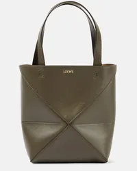 Loewe Borsa Puzzle Fold Mini in pelle Verde