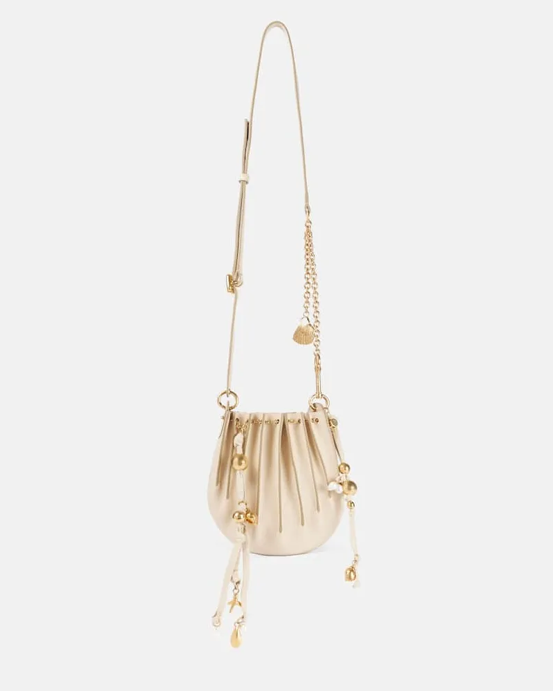 Chloé ChloÃ© Secchiello Sea Treasures Small in pelle Bianco