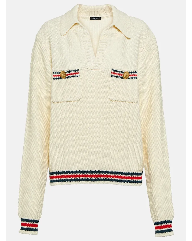 Balmain Pullover in maglia Neutro