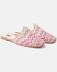 Missoni Slippers a zig-zag Rosa