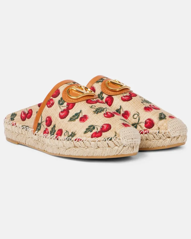 Valentino Garavani Mules VLogo Cherryfic Multicolore