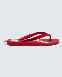 Thom Browne Sandali infradito in gomma Rosso