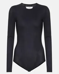 Maison Margiela Body in maglia stretch Nero