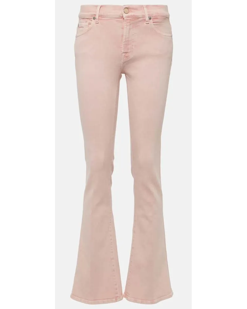 7 for all mankind Jeans bootcut a vita media Rosa