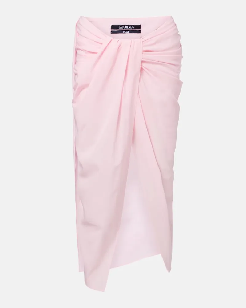 Jacquemus Pareo asimmetrico Rosa