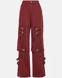 Blumarine Jeans boyfriend a vita media Rosso