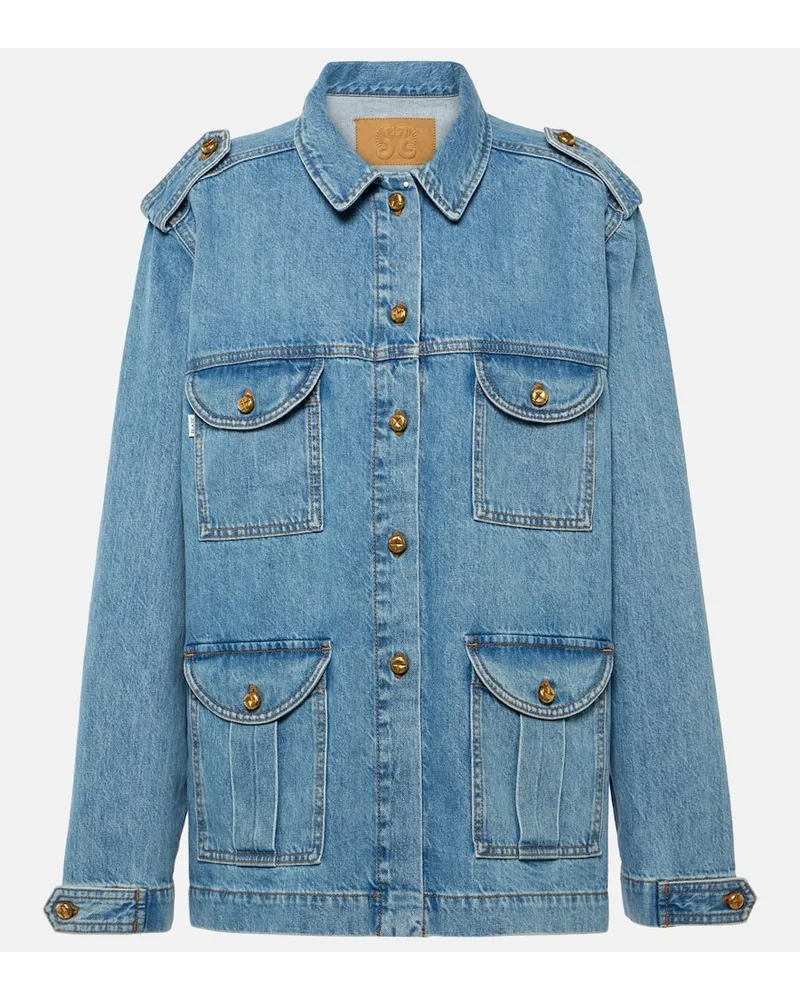Blazé Milano BlazÃ© Milano Giacca di jeans oversize Sahariana Blu