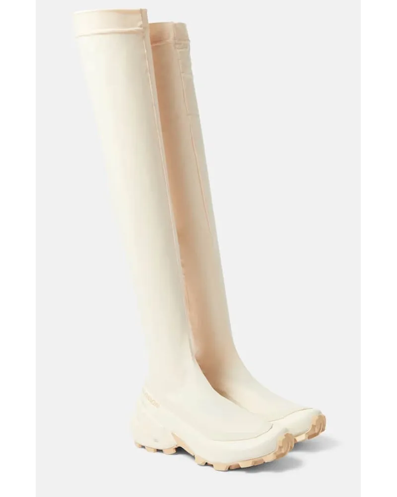 Maison Margiela x Salomon - Stivali cuissardes Bianco