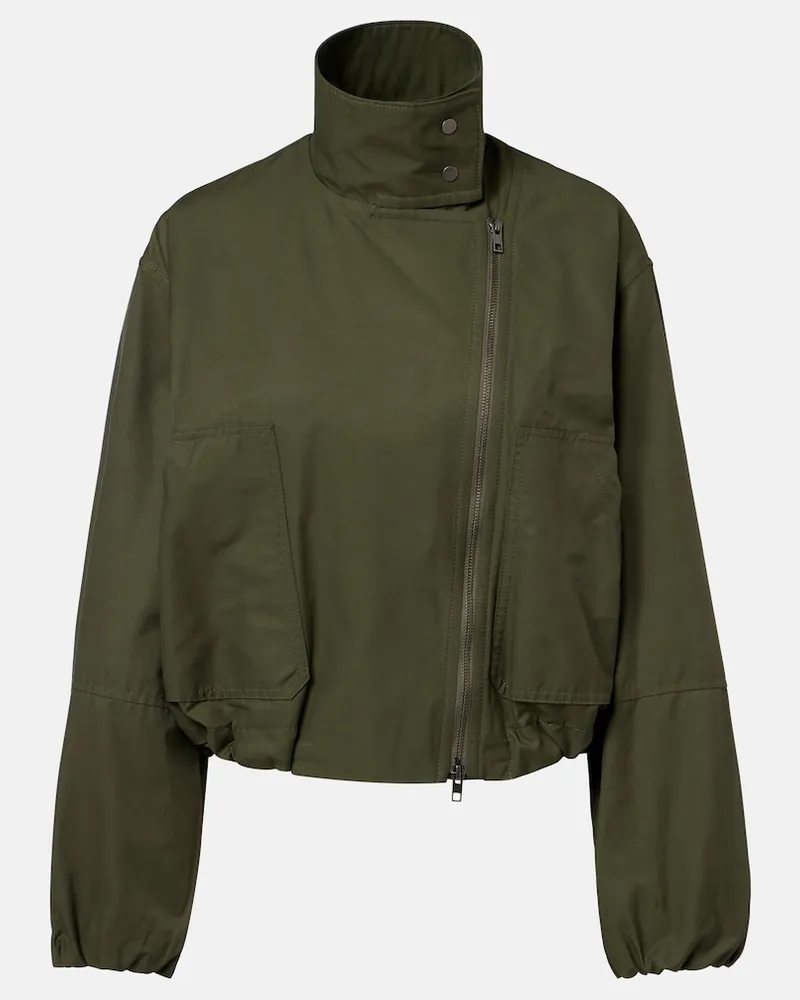 Vince Bomber in misto cotone Verde