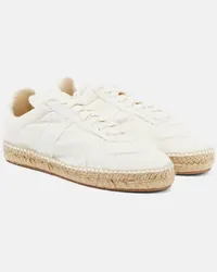 Maison Margiela Sneakers espadrillas in canvas Bianco