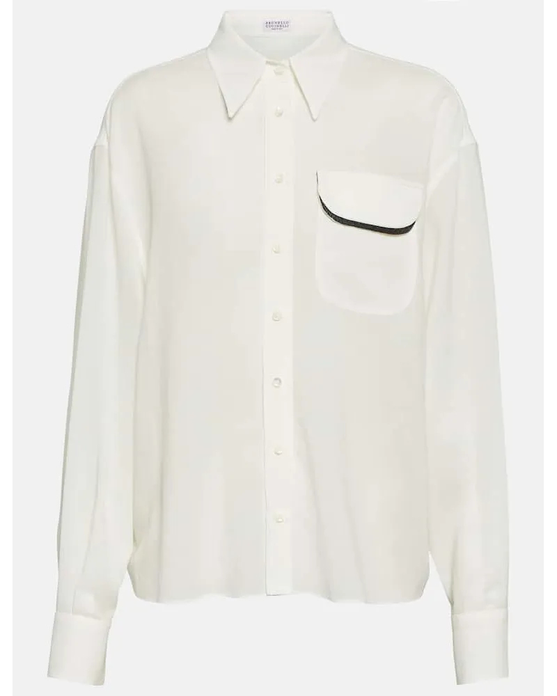 Brunello Cucinelli Camicia in cotone Bianco