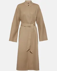 Loro Piana Cappotto oversize in cashmere Beige