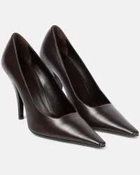 The Row Pumps Lana in pelle Marrone