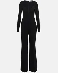 Stella McCartney Jumpsuit in crêpe Nero