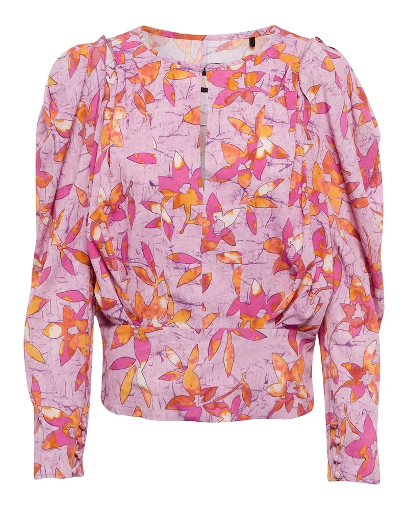 Isabel Marant Blusa Zargae con stampa Multicolore