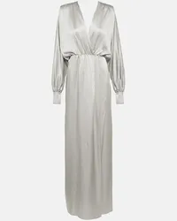 Max Mara Bridal - Abito lungo Vociare in raso Bianco