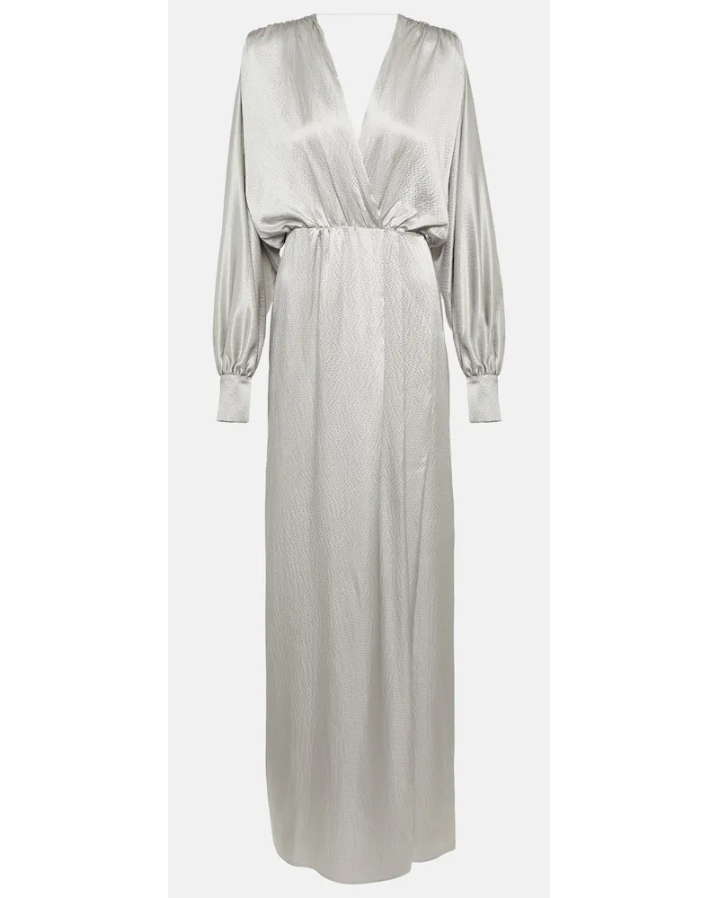 Max Mara Bridal - Abito lungo Vociare in raso Bianco