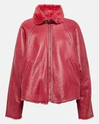 Isabel Marant Giacca Acassy in shearling Rosa