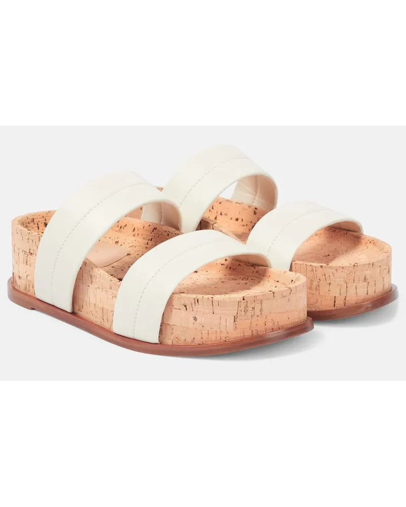 Gabriela Hearst Sandali Striker in pelle Bianco