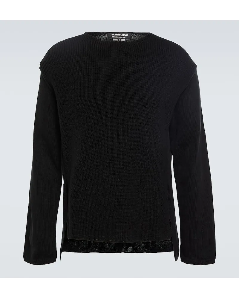 Comme des Garçons Comme des Garçons Homme Deux Pullover in jersey Nero