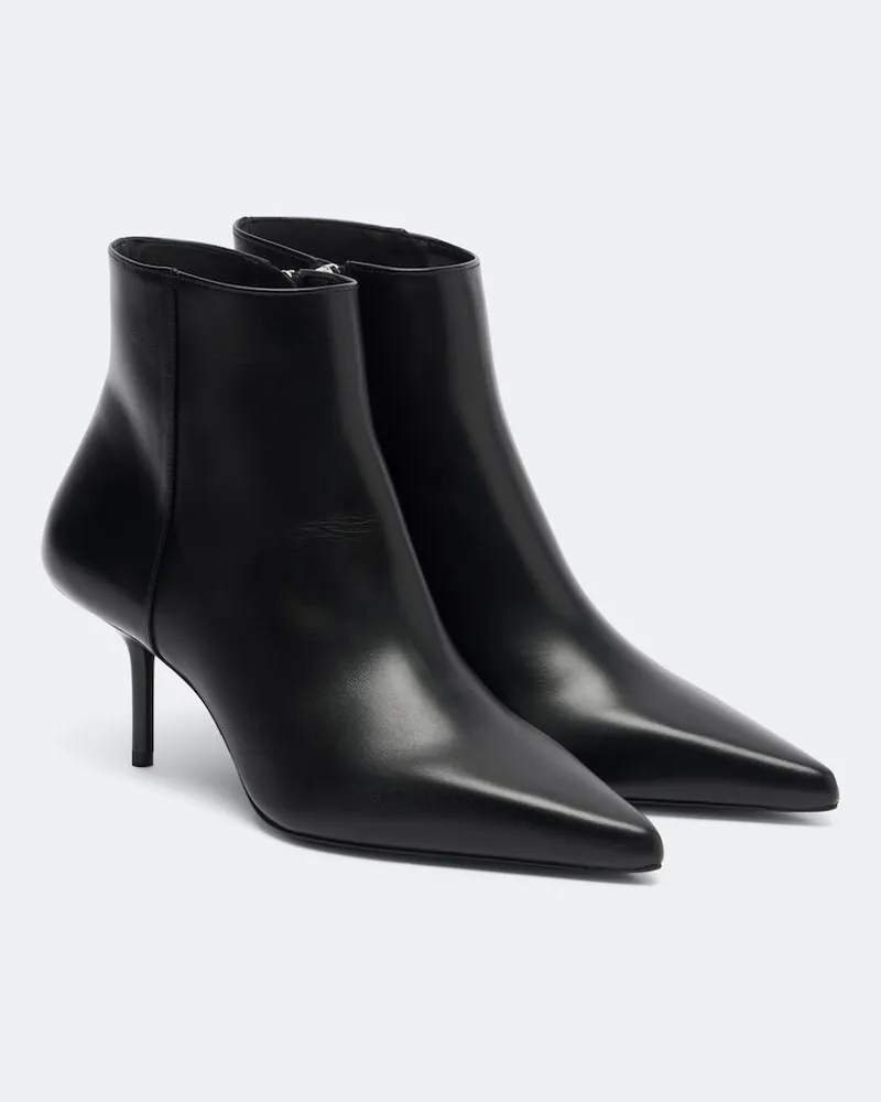 Max Mara Stivaletti in pelle Nero
