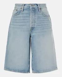 RE/DONE Shorts di jeans Skater Blu