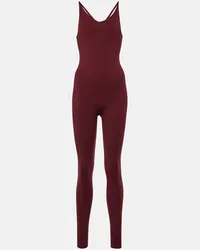 Loro Piana Jumpsuit in misto lana Rosso