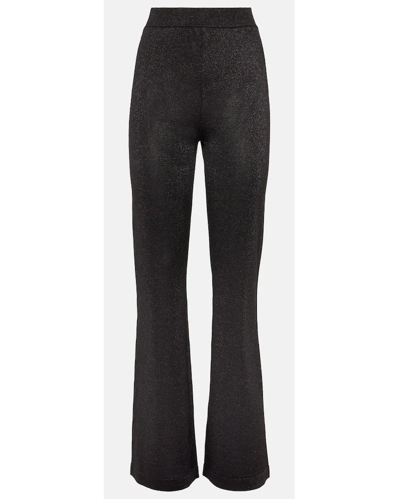 Missoni Pantaloni flared a vita alta con lamÃ Nero
