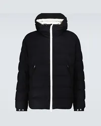 Moncler Piumino Vabb in lana Blu