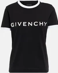 Givenchy T-shirt in jersey di misto cotone Multicolore