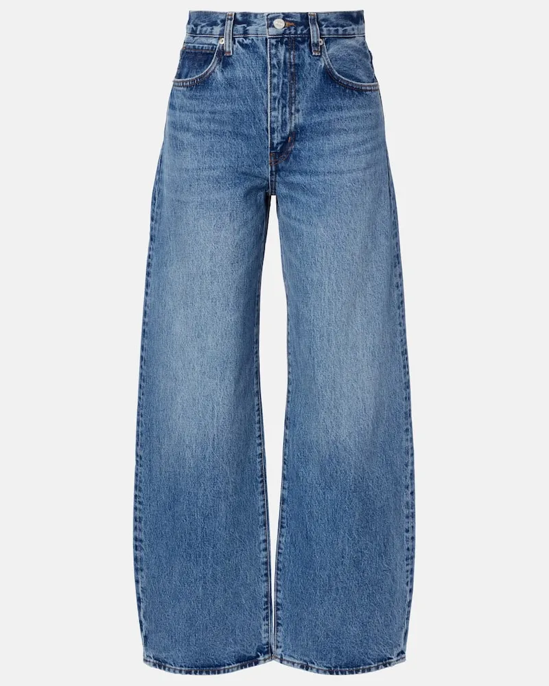 Frame Denim Jeans barrel Bow Blu