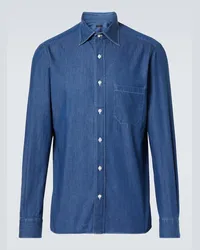 Rubinacci Camicia di jeans Blu