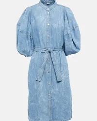 Stella McCartney Abito chemisier in denim Blu