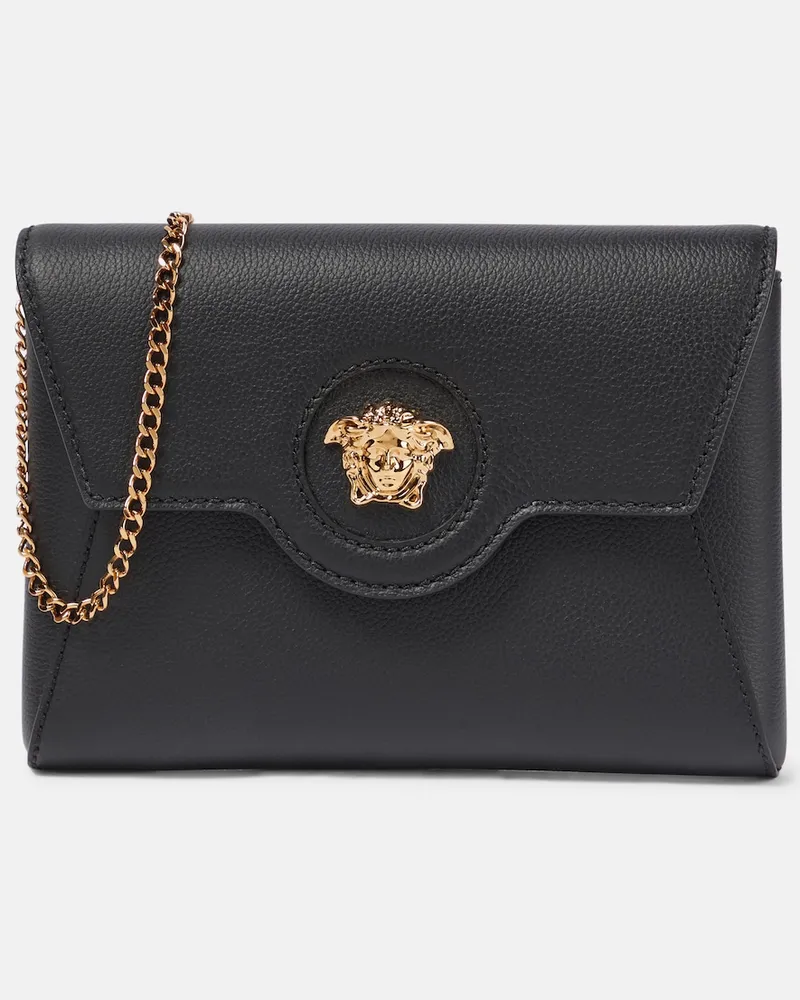 Versace Clutch portafoglio La Medusa in pelle Nero