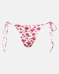 Magda Butrym Slip bikini con stampa floreale Rosa