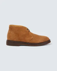 Brunello Cucinelli Stivaletti in suede Marrone