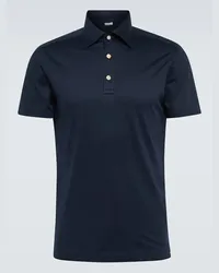 Kiton Polo in cotone Blu