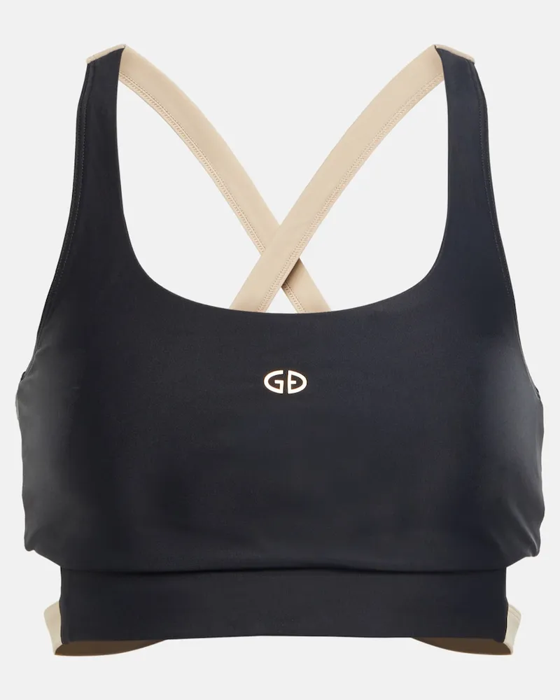 GOLDBERGH Top bikini Atlantic con cut-out Nero