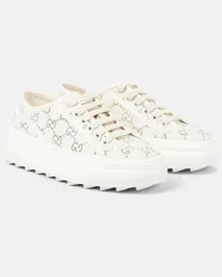 Gucci Sneakers Gucci Tennis 1977 GG Crystal Bianco