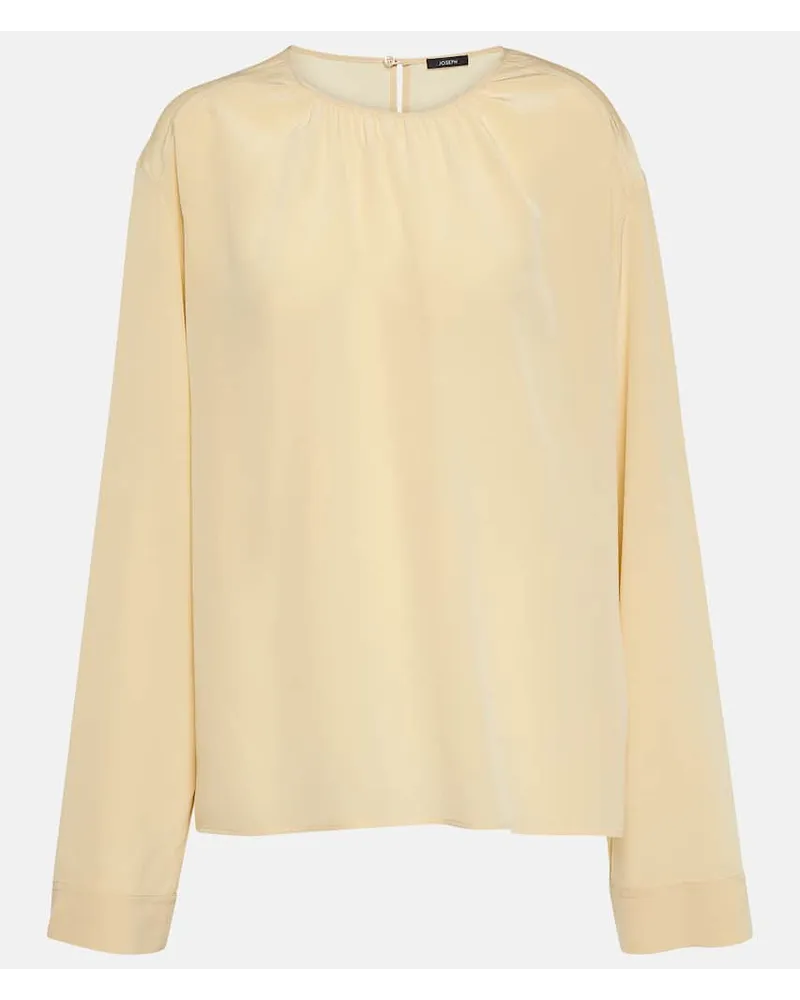 Joseph Blusa Braidwood in crÃªpe di seta Beige