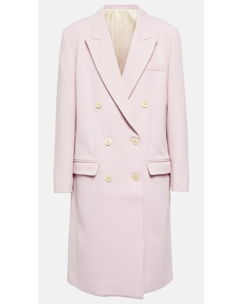 Isabel Marant Cappotto Fantine in lana e cotone Rosa